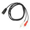 1.5m/4.9ft DIN 7 Pin Female to Dual RCA Male Cable Flexible RCA Audio Cable  Home Audio Setup