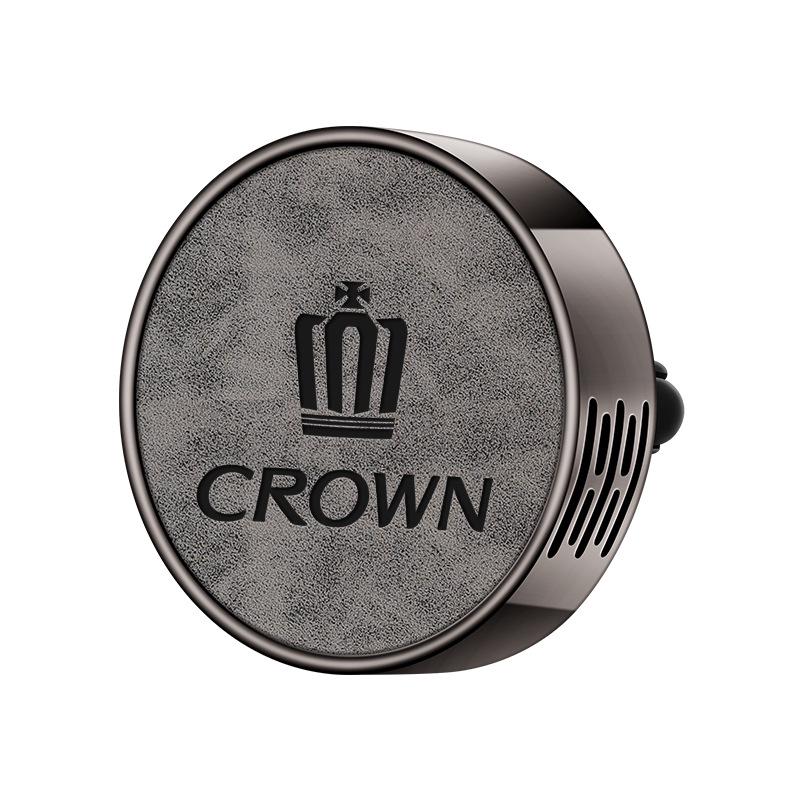 Car Air Vent Aroma Diffuser: Crown Design Perfume Ornament for Interior Modification