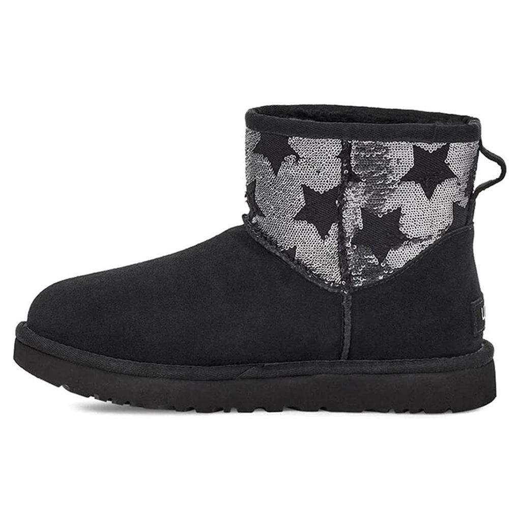 UGG Classic Mini Sequin Stars Star Black Women's 1109441-BLK