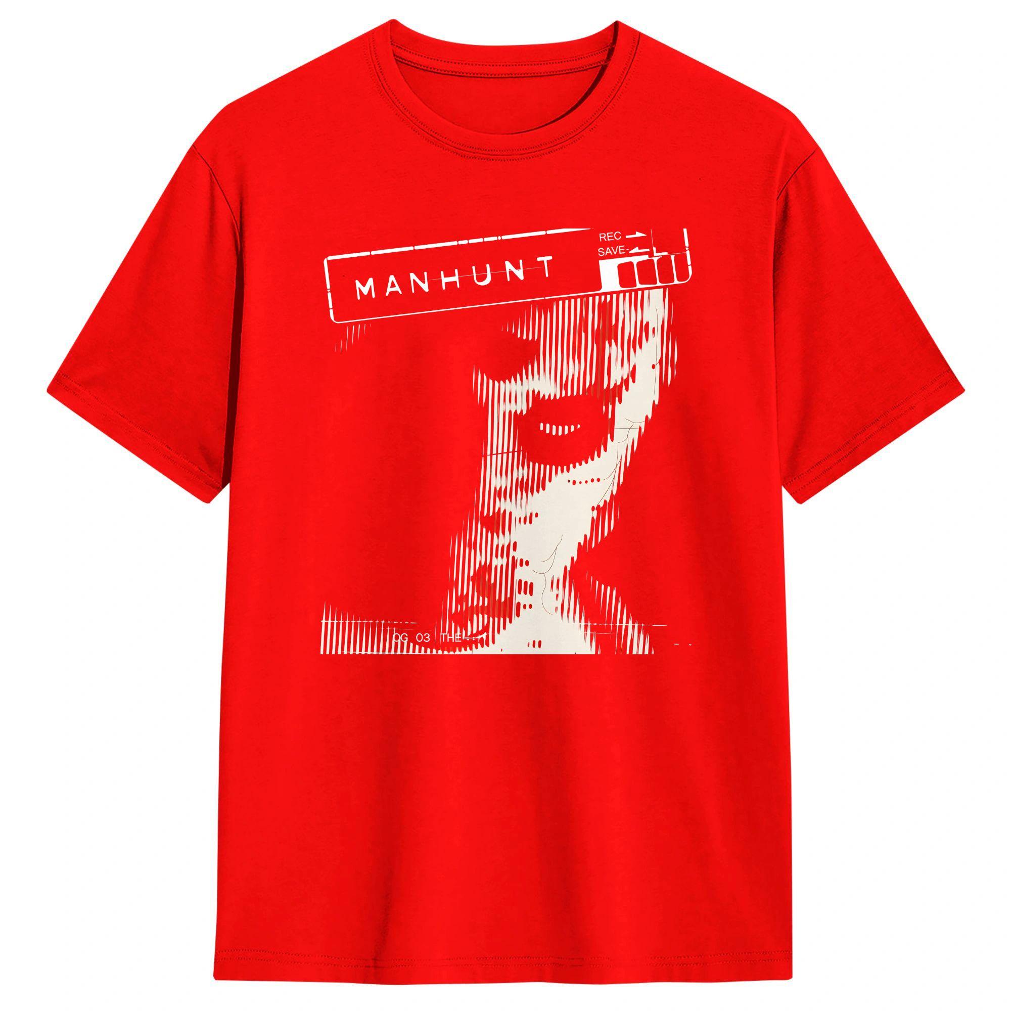 Men Manhunt The Final Cut T Shirts Cotton Top Tees Beach Y2K Casual Short Sleeve T Shirt Round Neck Hip Hop Printed Tee Shirt S