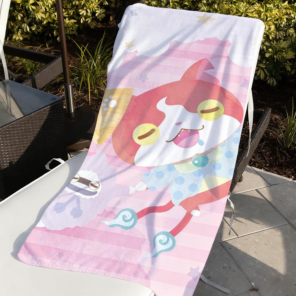 Manga Game Y-Yo-KaiS W-Watch-S Towel Sports Quick Dry Travel Camping Gear Sandproof Soft Light Large Beach Towel