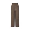 LESS 2025 Winter Wool Cashmere Blend Straight Casual Long Pants