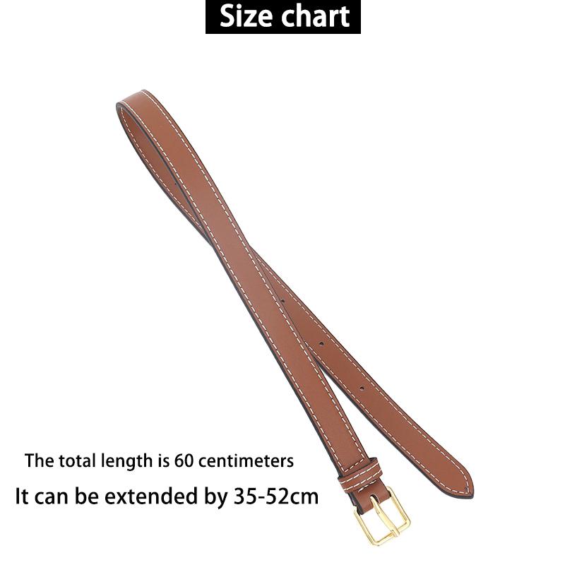 EverToner Suitable C Triomphe Handbag Strap Leather Accessory Underarm Shoulder Strap Accessories