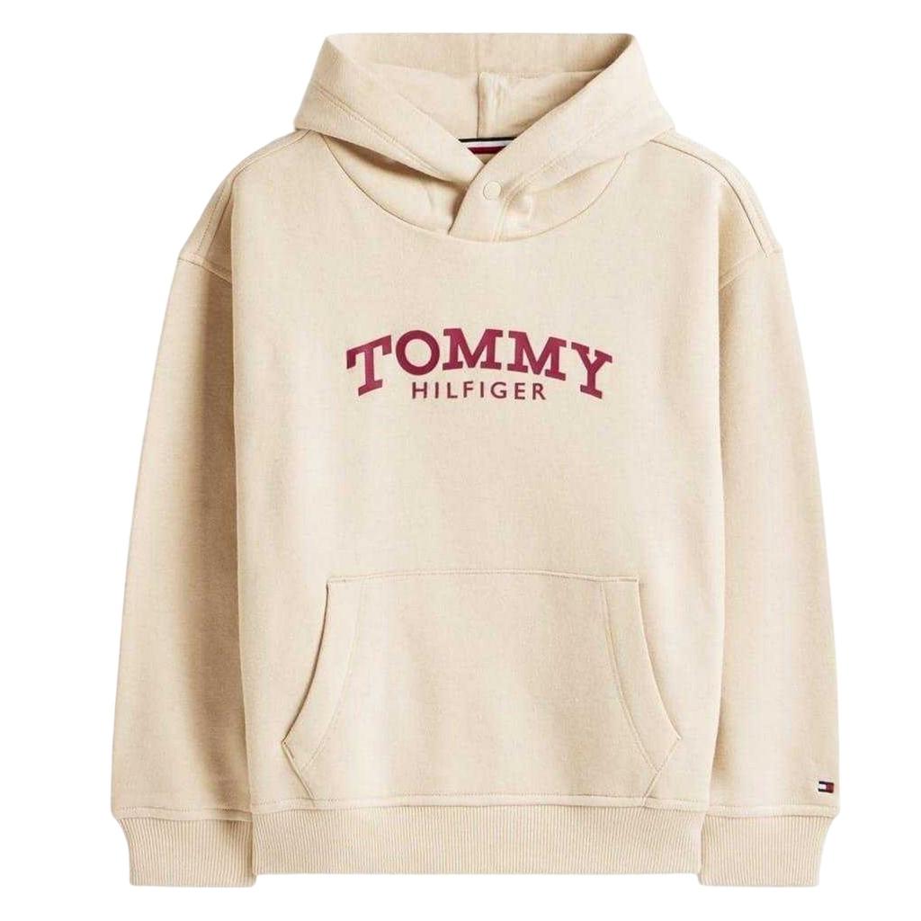 Tommy Hilfiger Childrens/Kids Logo Hooded Drawstring Hoodie