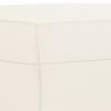 Cream Bench 100 X 35 X 41 Cm Artificial Leather