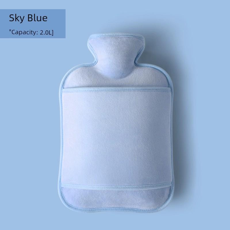 Super Warm Hot Water Bottle~Hot Water Bottle Filled with Water, Plush Thickened Explosion-Proof Water-Filled Hand Warmer