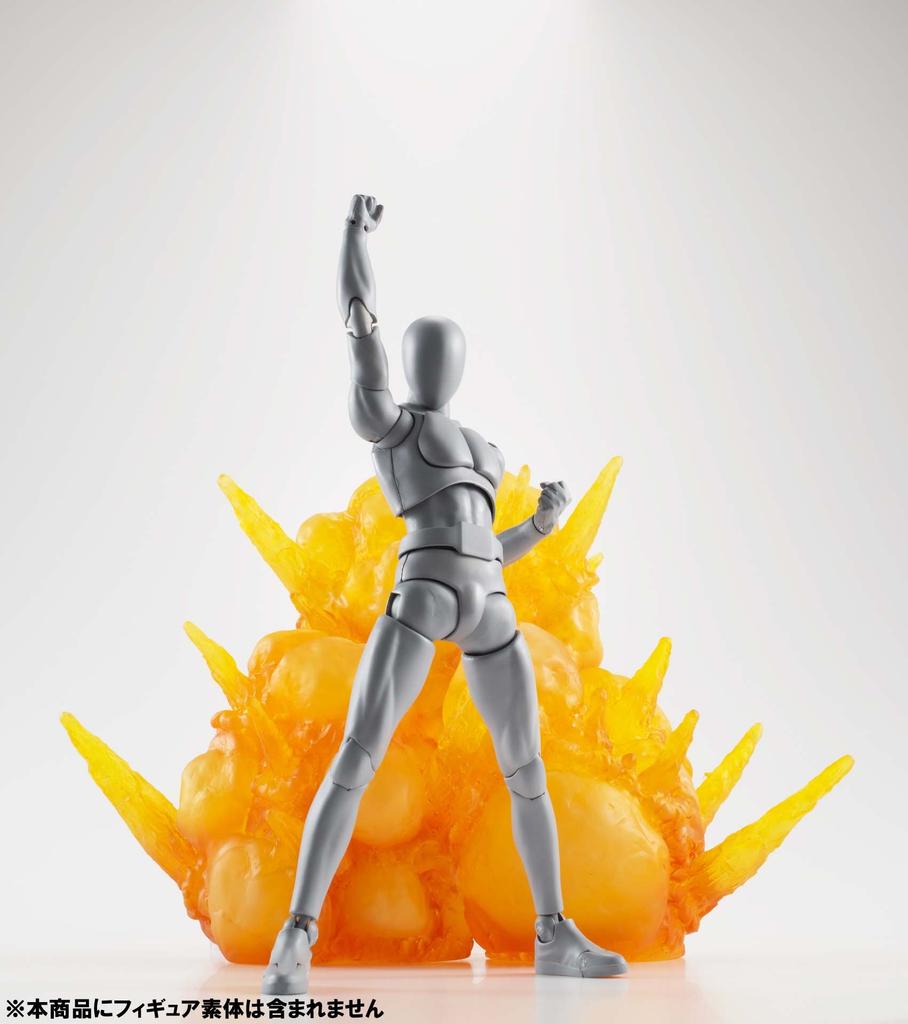 TAMASHII NATIONS Tamashii Effect EXPLOSION Red Approximately 100mm ABS PVC Finished Figure Ver. & Pre-painted