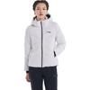 Saucony Solid Color Casual Hooded Long Sleeve Down Jacket Women outerwear White SC1220003-1