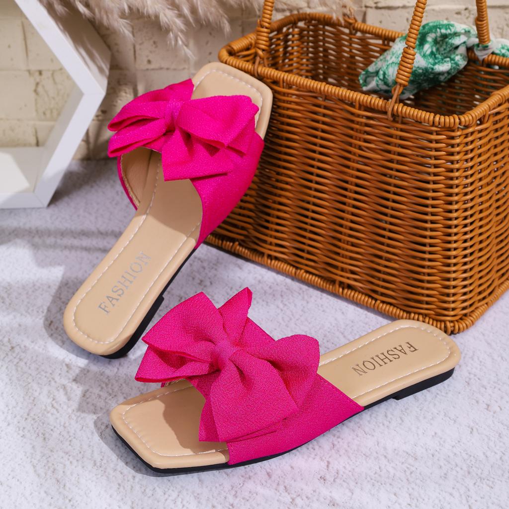 Fashion 2025Summer New Style Women's Designer Brand Open Toe Flat Slippers Comfortable Women's Shoes Casual Slippers Women's Shoes