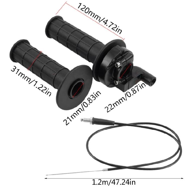 Throttle Cable and Grip for 50cc 110cc 125cc 150cc 250cc Dirt Bike Quad ATVs