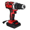 48v Electric Drill Cordless Screwdriver 2 Speed Driver Rechargeable 13000mah With 2 Li-ion Battery 3 In 1 110v 220V