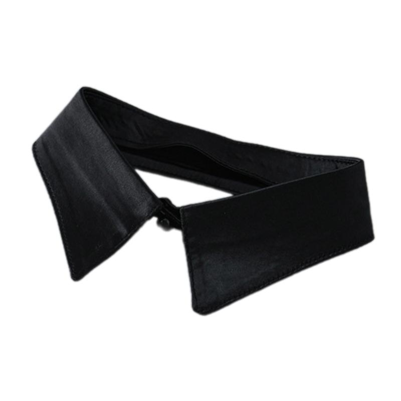 652F Shirt Lapel Collar White Color Mini Lapel Versatile Outfits Collar Sweet Girls Mini Lapel Decorative Shawl