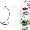 1Pc 23cm Light Weight and Good Performance 9" Iron Plant Stand Holder for Clear Glass Hanging Vase Home Decor