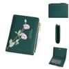 Ladies Wallet With Stitching Embroidery Pu Fabric Multiple Card Slots And Antitheft Design
