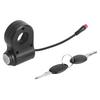 Wear Resistant High Compatibility ABS Metal Electric Scooter Throttle Accelerator Button 2Pin Ignition Lock For Kukirin