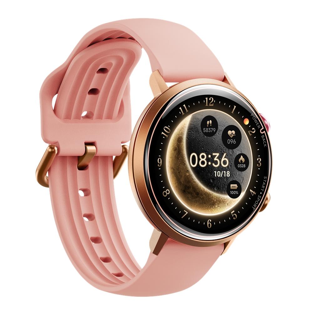 W2 Smart Watch for Women 1.32 Inch AMOLED Screen Health Tracking 5 ATM Waterproof Fitness Tracker