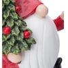Cute Christmas Santa Claus Statue Resin Dwarfs Figurines Home Ornament Gnome Decor Sculptures  Yard