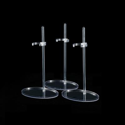 Acryl Puppenhalter Ständer Transparent 30cm Figuren Display Taille Fußstütze Rack Halterung Für 1/6 Puppen Spielzeug Show