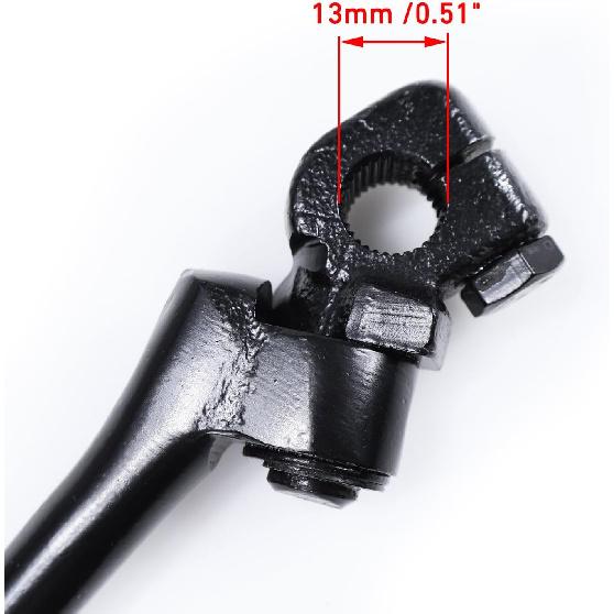 13Mm 0.51” Kick Starter Pedal Lever For 50Cc 70Cc 90Cc 110Cc 125Cc Apollo Z20 RFZ 125 TTR110 PW80 DS80 SSR110 SSR125 CT90 TaoTao DB27 Coolster