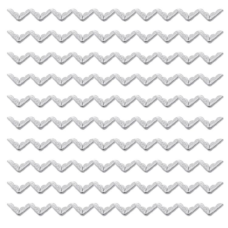 100 ks rohů pro album Starožitné chrániče rohů alba Pro svatební fotoalba Deníky Scrapbooky