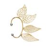 Korean Style Elf Fairy Leaf Ear Cuff - Vintage No-Pierce Wing Design