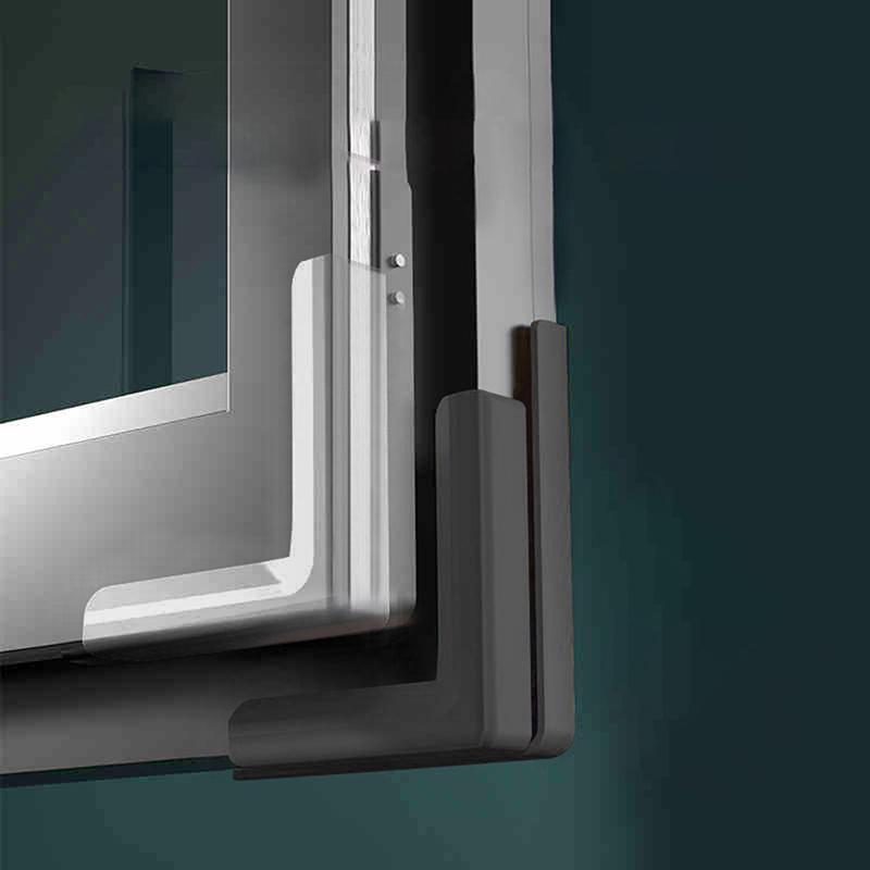 4 Pcs Silikon Sicherheit Möbel Rand Banding Ecke Wachen Aluminium Winkel