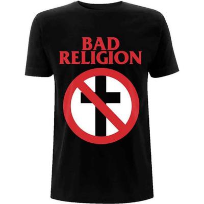 Bad Religion Klasyczny Buster Krzyż Czarny Oficjalny T-shirt Męski Unisex