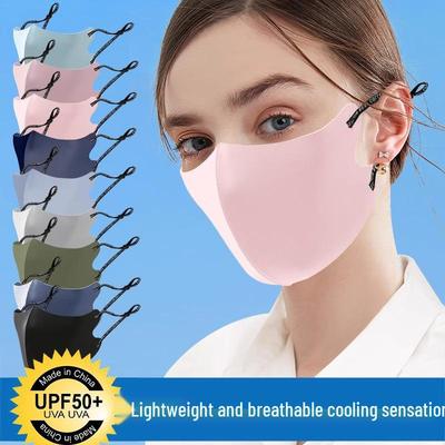 Ice Silk Anti-UV 3D Breathable Sunscreen Face Mask for Women, 2025 Edition