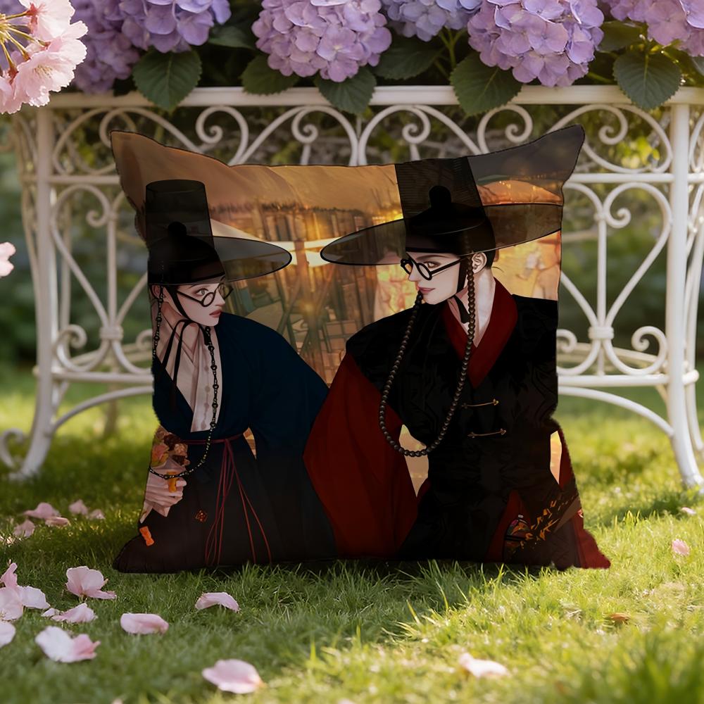 

The Ghosts N-Nocturne Cushion Cover Home & Car Dual-Scene Pillow Cover: Reversible for Premium Comfort 30cmx30cm