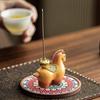 New Resin Material Zodiac Pony Incense Burner Ornamental Design Creative Pony Shape Burner Horse Year Ornament Home Ornament