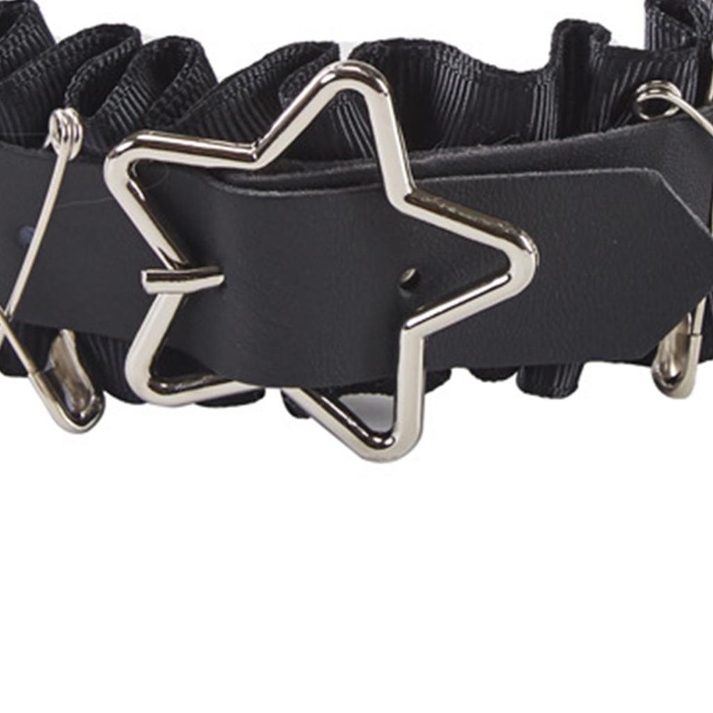 Pleated Headband Y2k Buckle Headband For Women Gothic Headband Black Lolita Headband Punk Headband Goths Headpiece