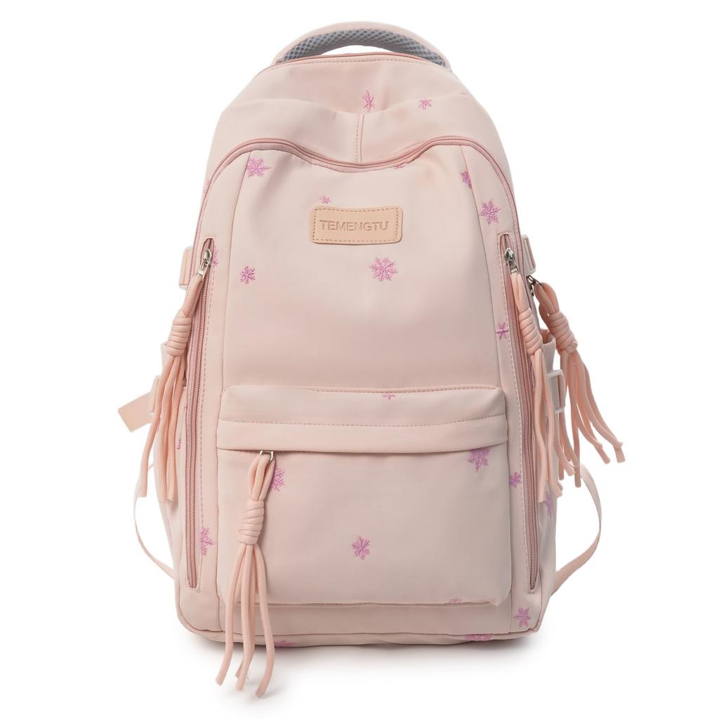 Schoolbag wholesale junior high school girls 1011 new high value ins style simple high school students large capacity backpack
