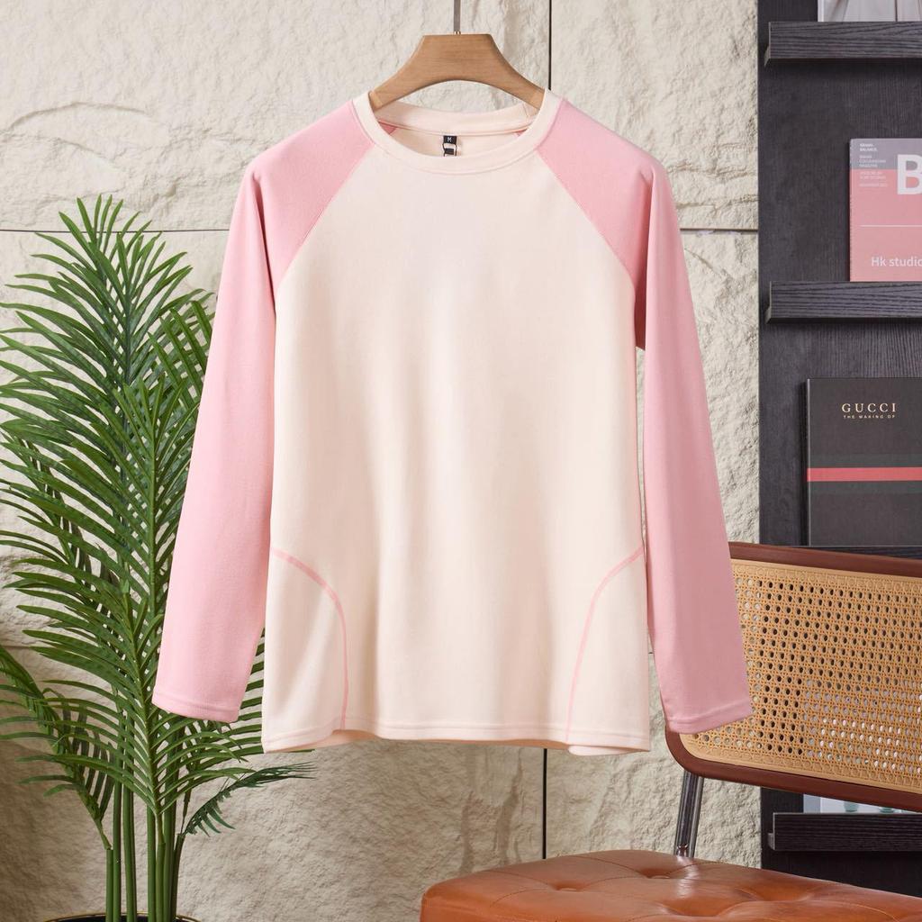 Color Block Double-Sided Plush Hoodie - Warm Autumn/Winter Layer for Couples