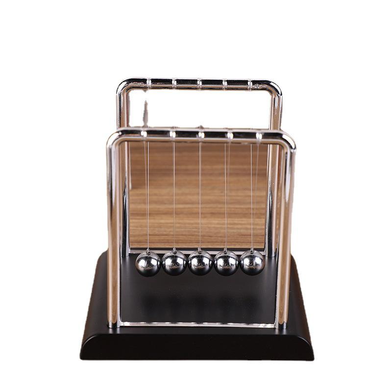 Newton's Chaos Pendulum: Billiard Ball Physics Ornament for Stress Relief and Study.