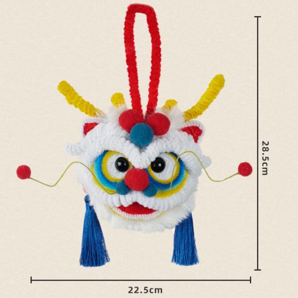 Ręczna Latarnia Ręcznie Robiona Pluszowa Rzemiosło Noworoczne Dekoracja Chiński Zodiak Wąż Chiński Nowy Rok