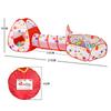 120cm Zeshoekige Kinder Ballenbak met Basketbalring Draagbaar Opvouwbaar Kinder Speelhek Speeltuin Gym Speelmat Baby Sport Educatie