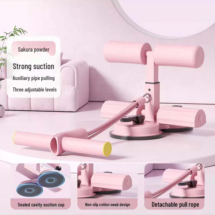 Adjustable Sit-Up Bar with Suction Cup for Ab Workouts – Unisex Fitness Equipment