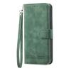 DIERFENG DF-03 For Samsung Galaxy A17 5G/A17 4G/A26 5G Case Lines Imprint Wallet Leather Phone Cover with Wrist Strap