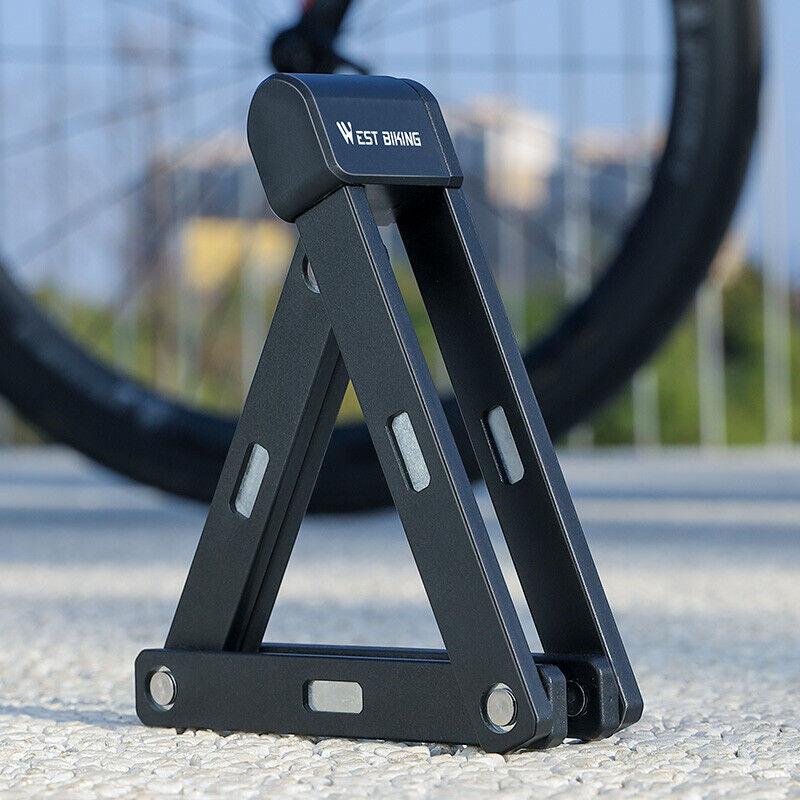 Bike Foldable Lock Antitheft Electric Bike Chainlock Bicycle Padlock Bicycle Motorcycle Safety Lock Bicycle Accessories