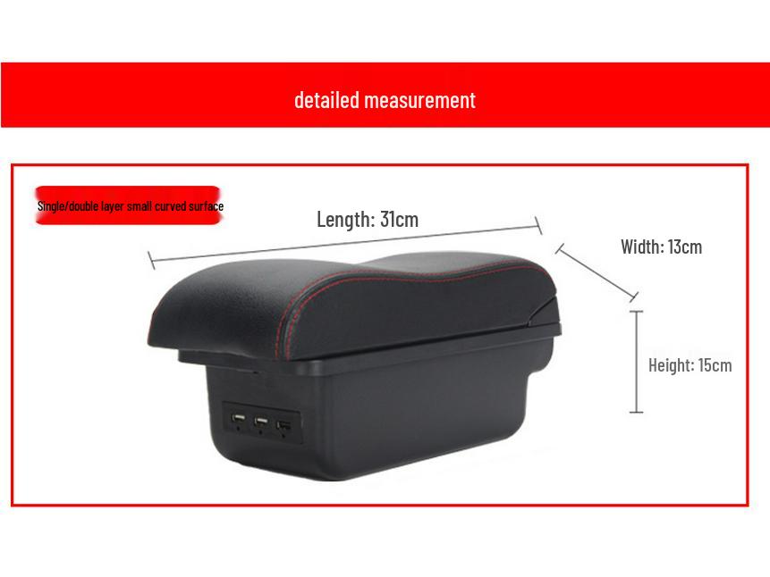 Drill-Free Center Console Storage for 2025 South American Volkswagen TERA, Utilizing Original Car Space.