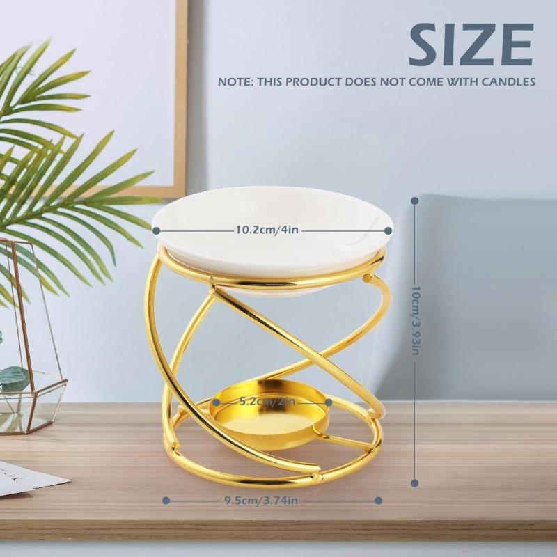 Dekorative Keramik Ätherisches Öl Brenner Aromatherapie Duftdiffusor Teelichthalter Ständer für Meditationsraum