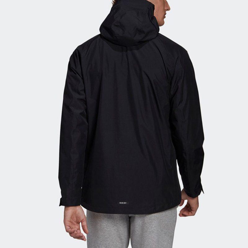 adidas Jackets Men's Black Hooded Moderate Other GF0019