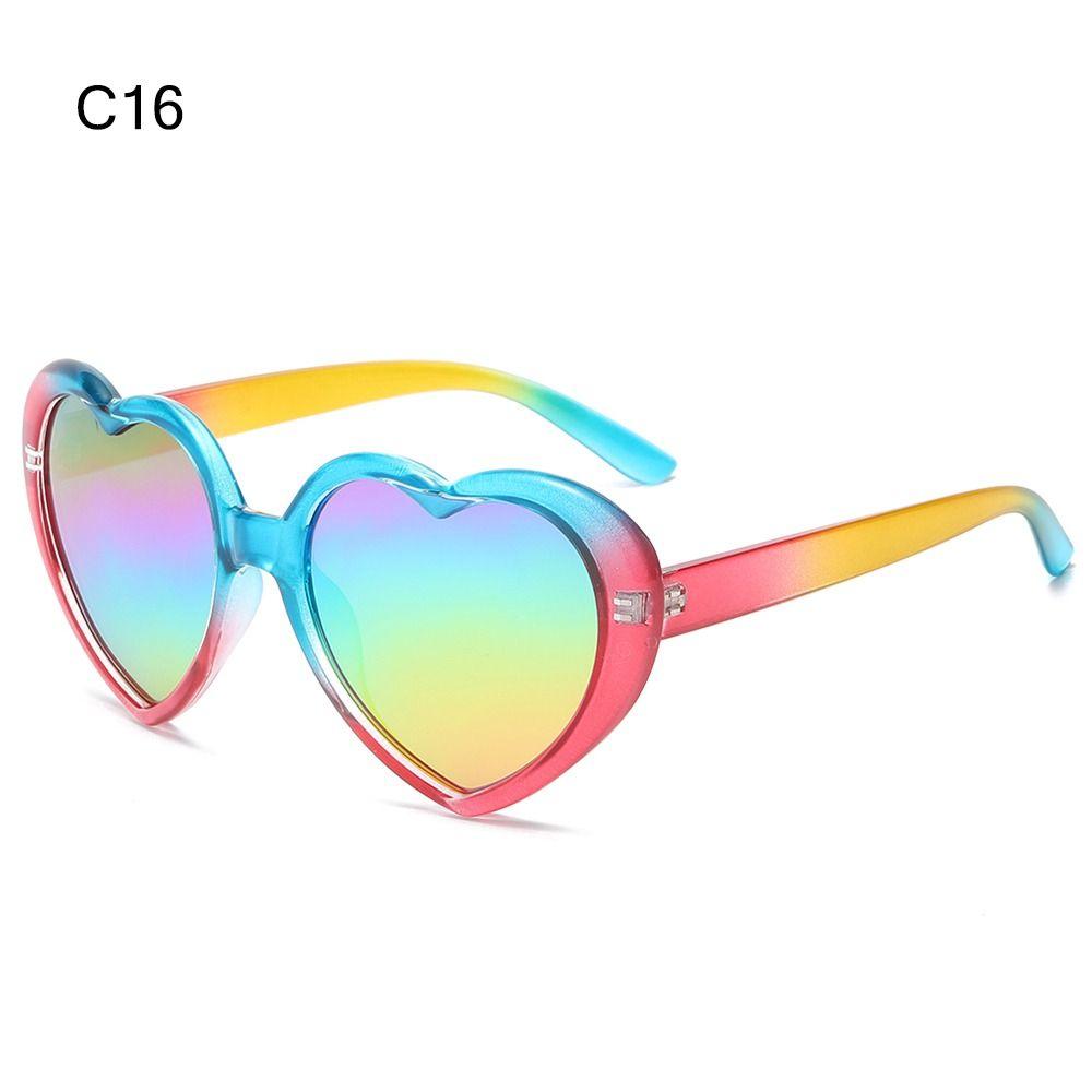 Lunettes de soleil cœur polarisées UV400 Fête Plage Amour Lunettes de soleil en forme de cœur pour femmes