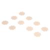 5 Pairs Disposable Breast Pasties Comfortable Beige Adhesive Bras Invisible Nipple CoversFlower