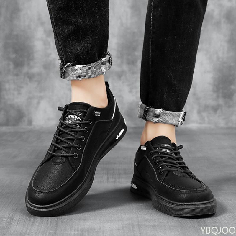 Spring new fashionable multifunctional men's thick soled casual shoes anti slip wear-resistant sports casual board shoes