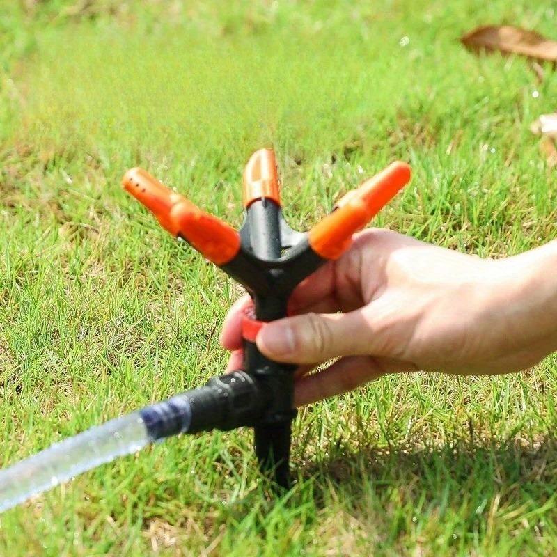 1Pc Rasen Garten Wasser Sprinkler Drehen Spray Sprinkler Automatische 360 Rotierenden