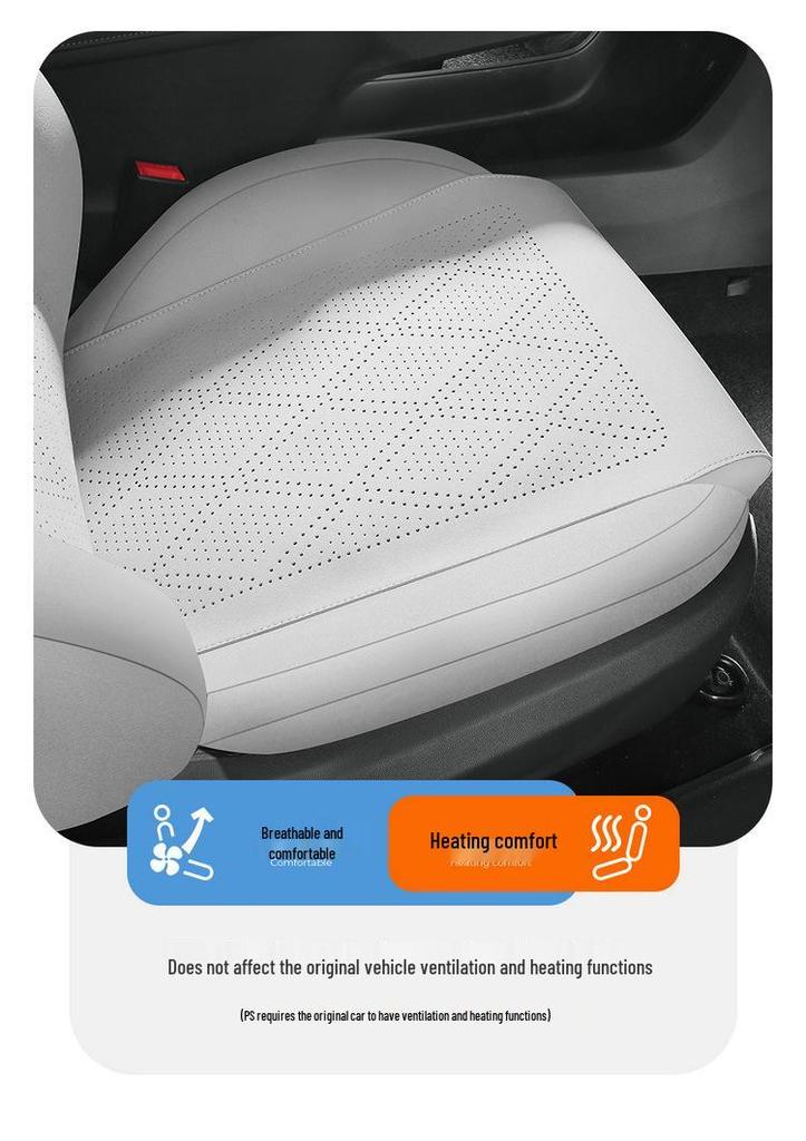 Changan Qiyuan Q05 Car Seat Cover - All-Season Full Coverage Suede Cushion