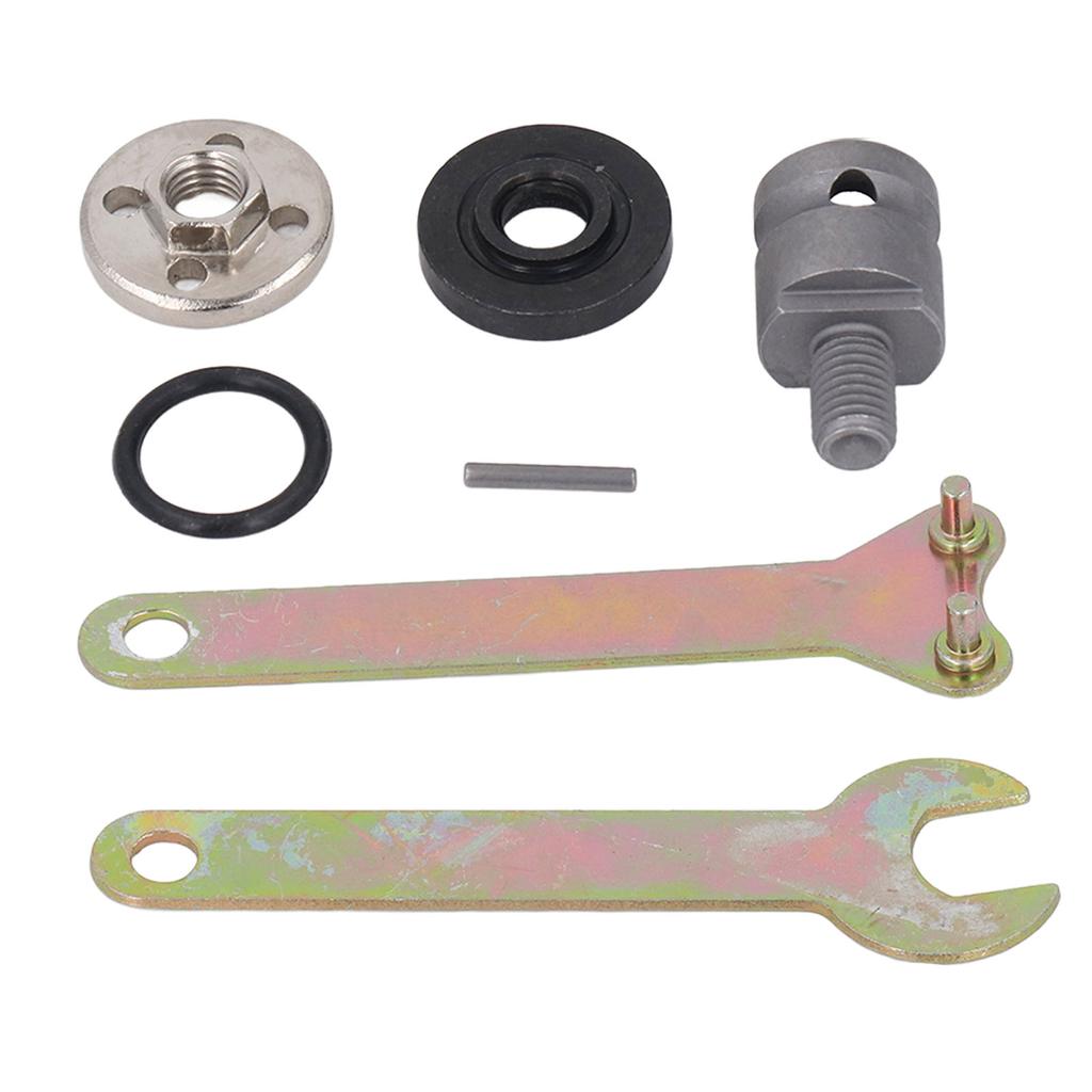 Electric Wrench To Angle Grinder Conversion Kit Cutting Polishing Grinding Adapter Spanner Tool
