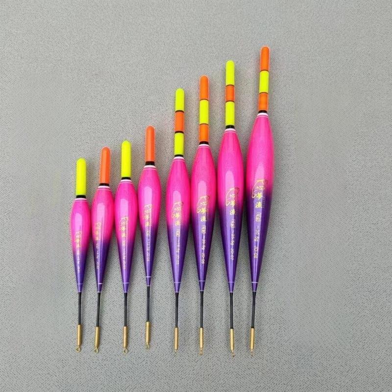 Balsa Wood Fishing Floats High Visibility Bright Tops Multiple Sizes For Freshwater Lake River Fishing