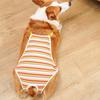 Adjustable Straps Female Dog Underwear Stripe Pet Safety Trousers Dog Underwear  Pet Heat Cycle